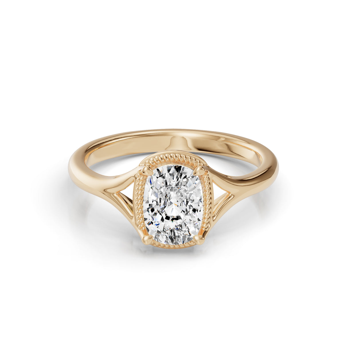 Old Cut Diamond Solitaire Ring