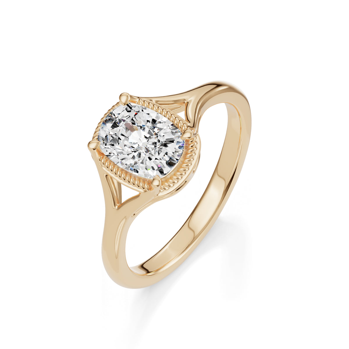 Old Cut Diamond Solitaire Ring