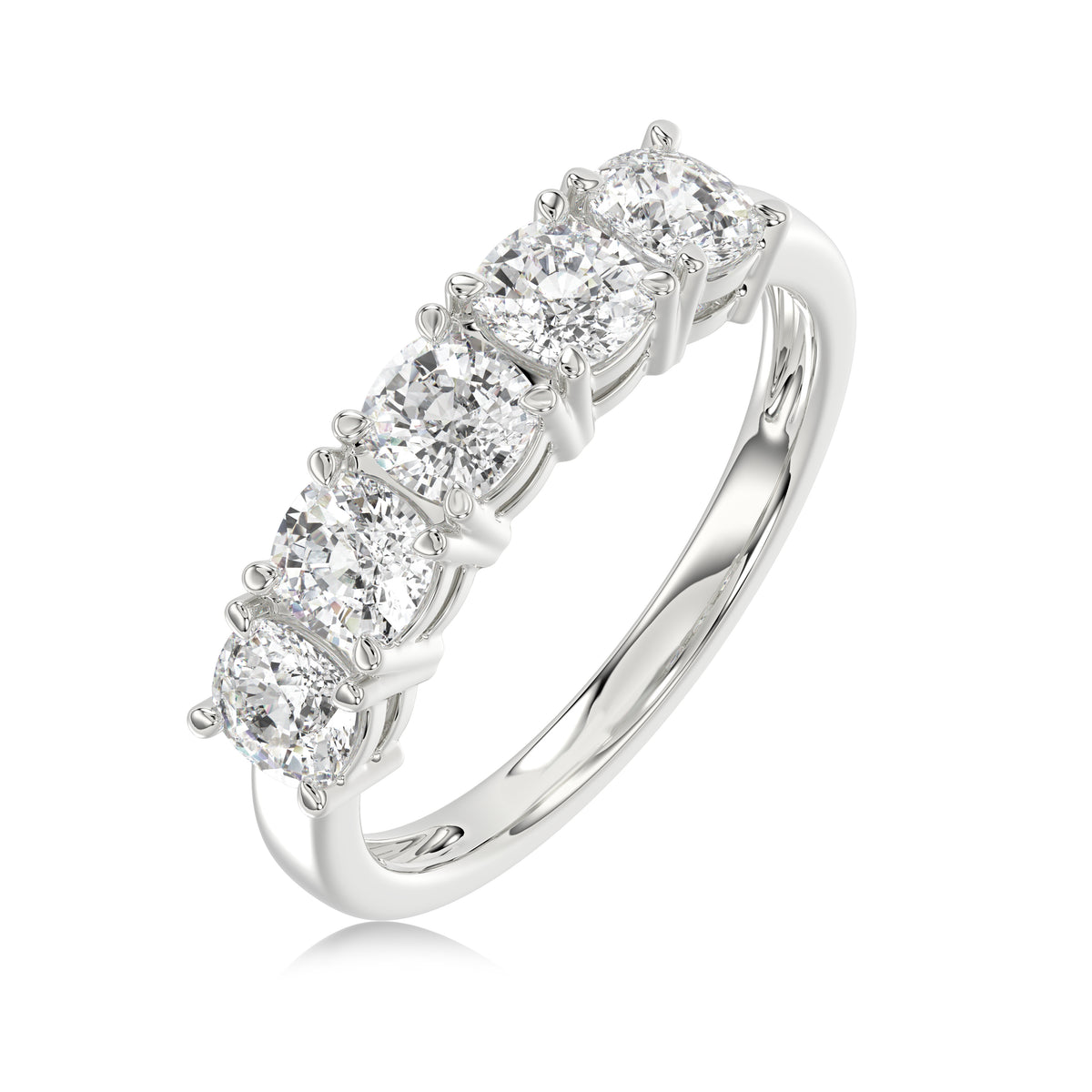 Old Cut Five-Stone Ring