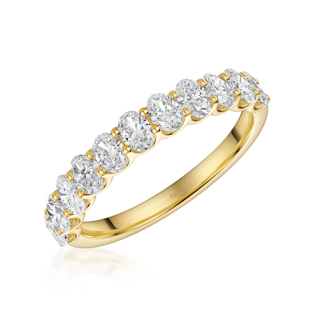 Oval 50% Eternity Ring