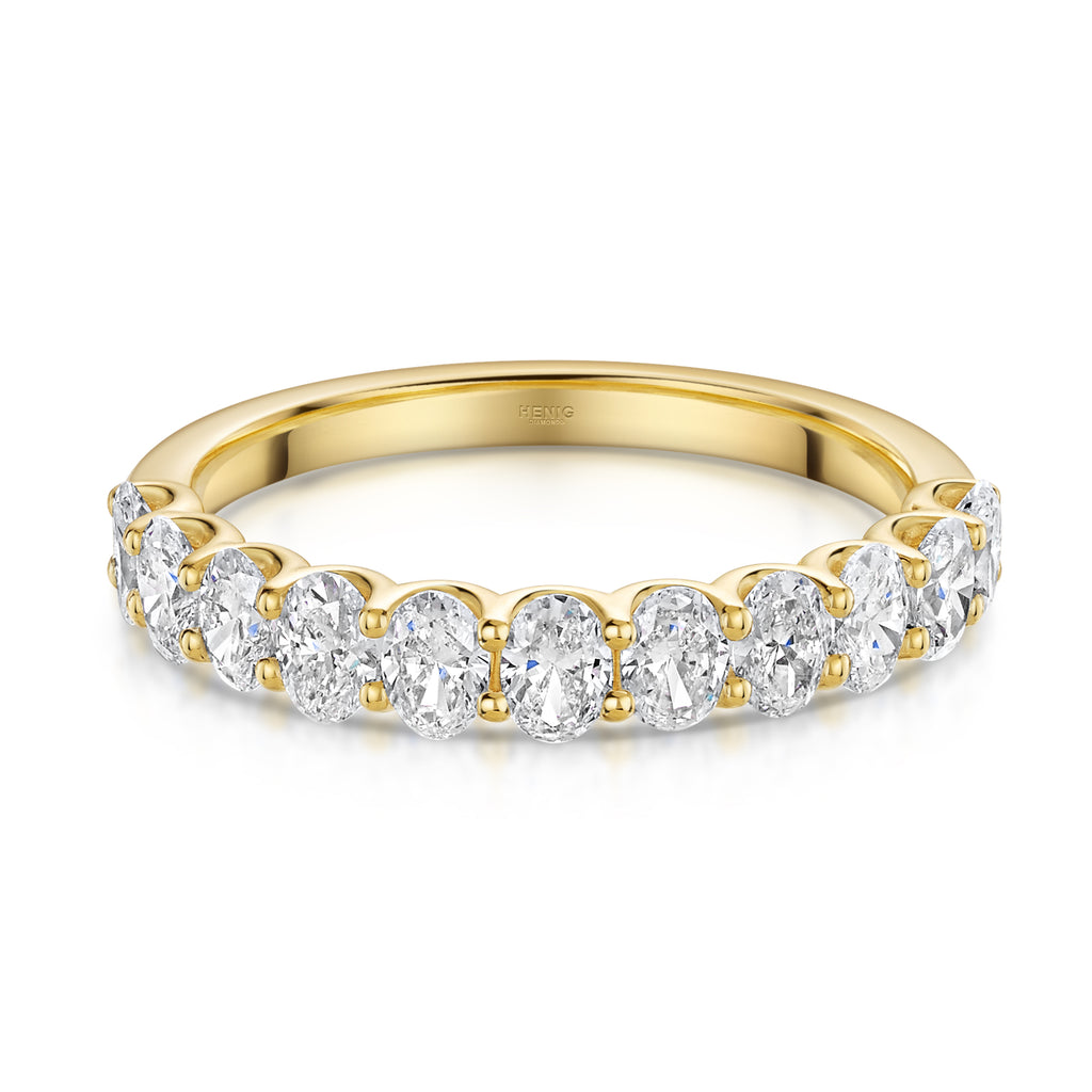 Oval 50% Eternity Ring