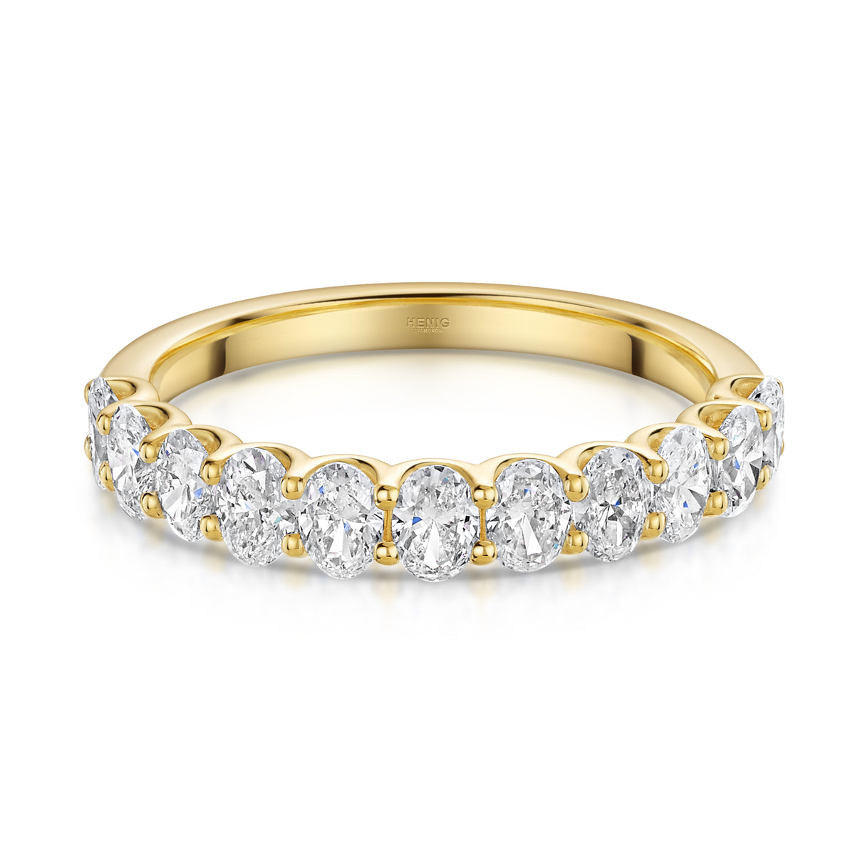 Oval 50% Eternity Ring