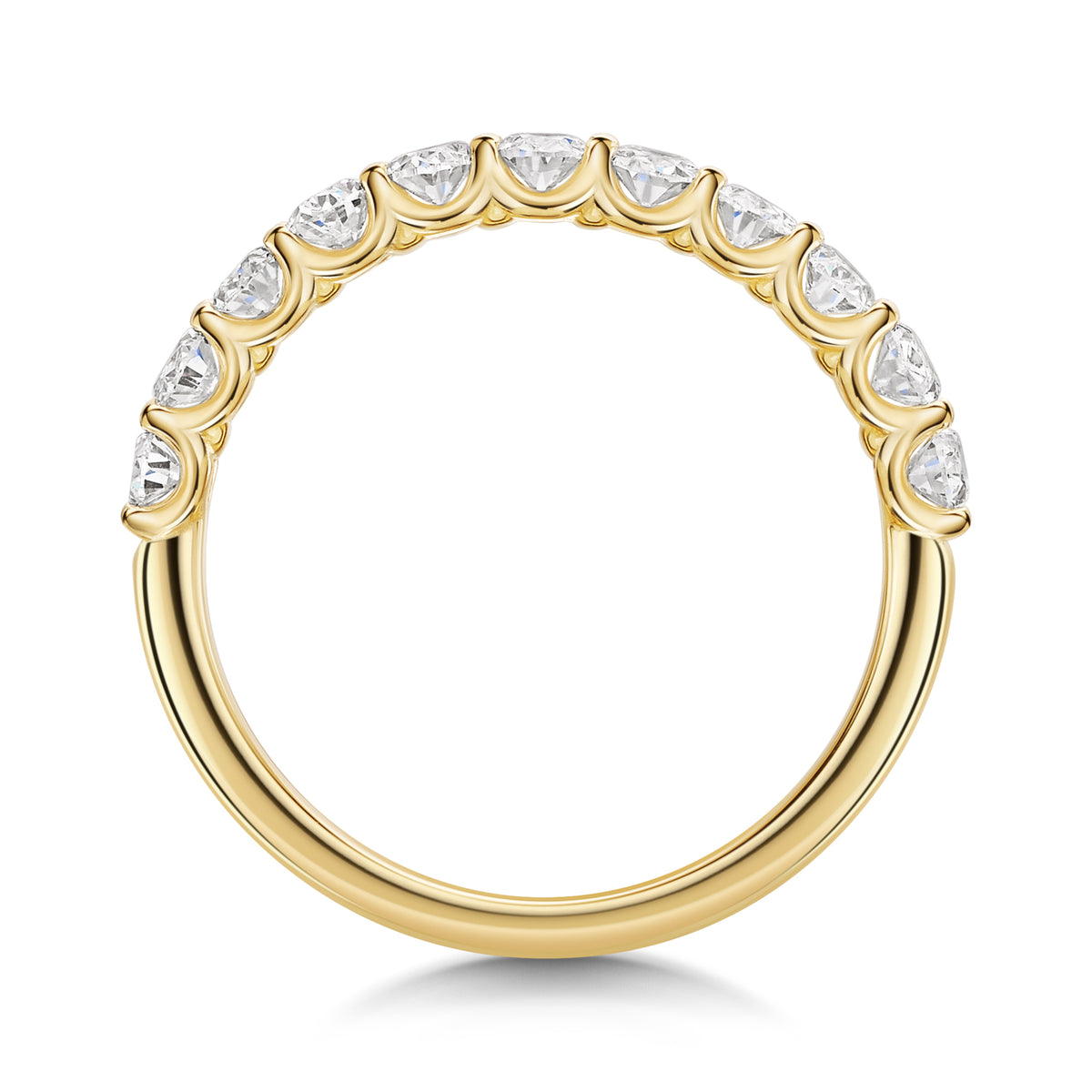 Oval 50% Eternity Ring