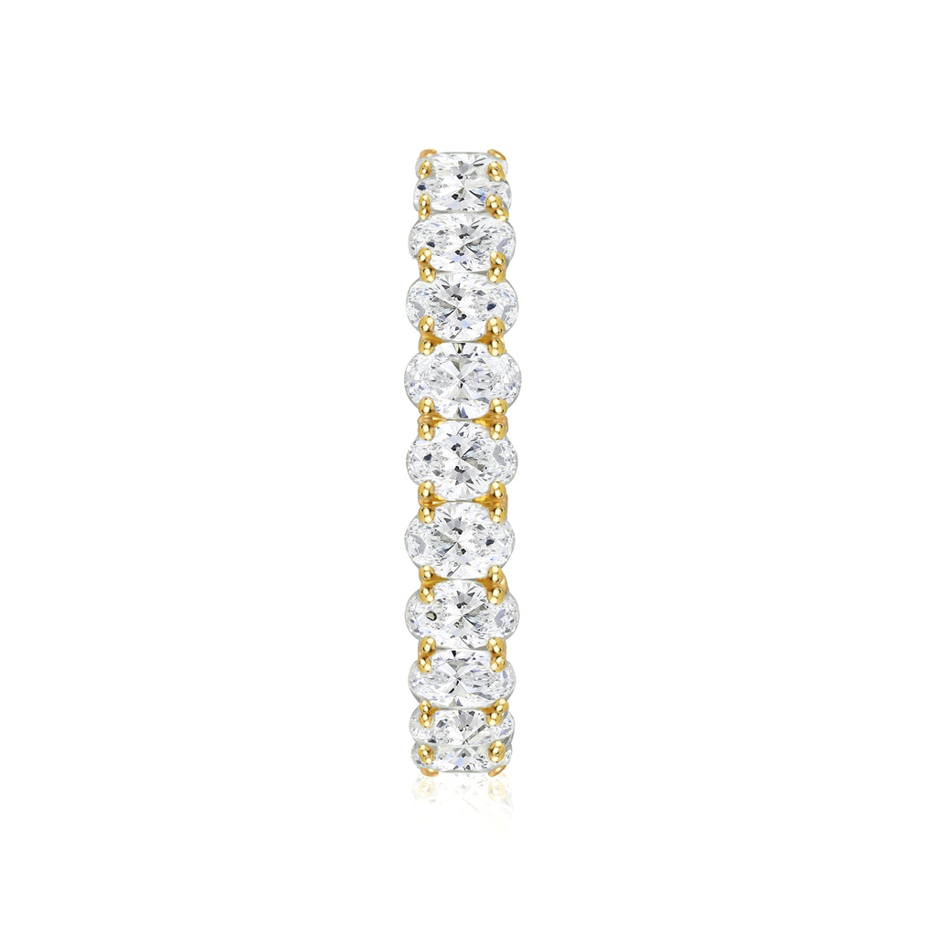 Oval 80% Eternity Ring