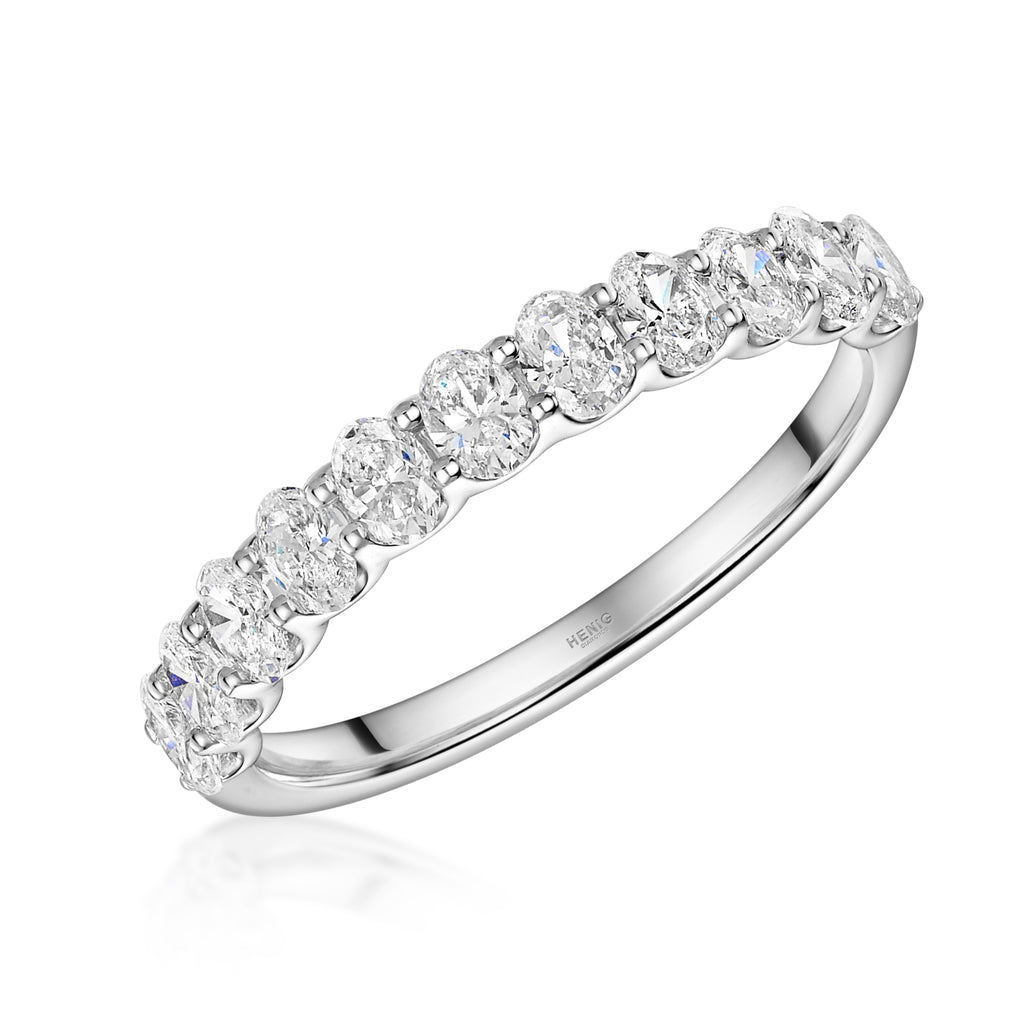 Oval 50% Eternity Ring
