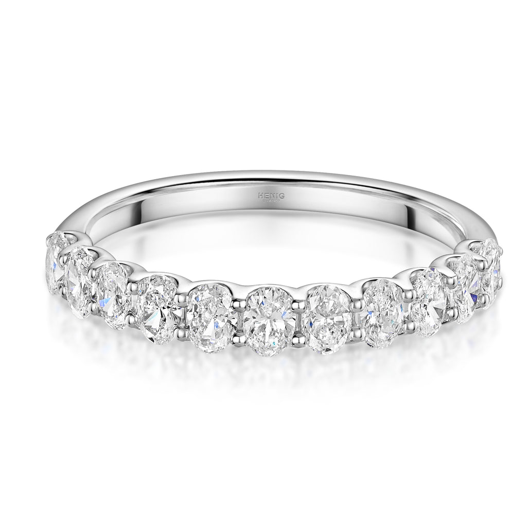 Oval 50% Eternity Ring