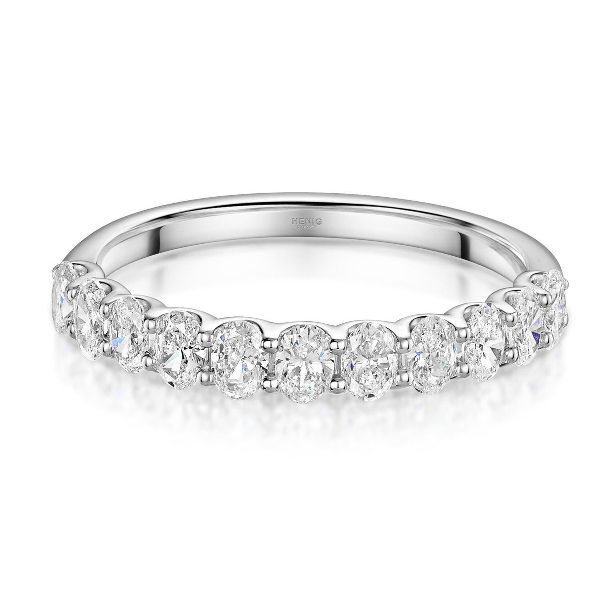 Oval 50% Eternity Ring