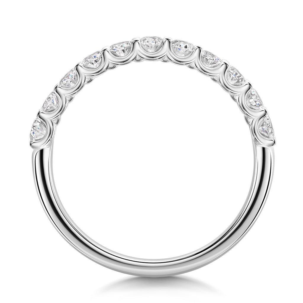 Oval 50% Eternity Ring