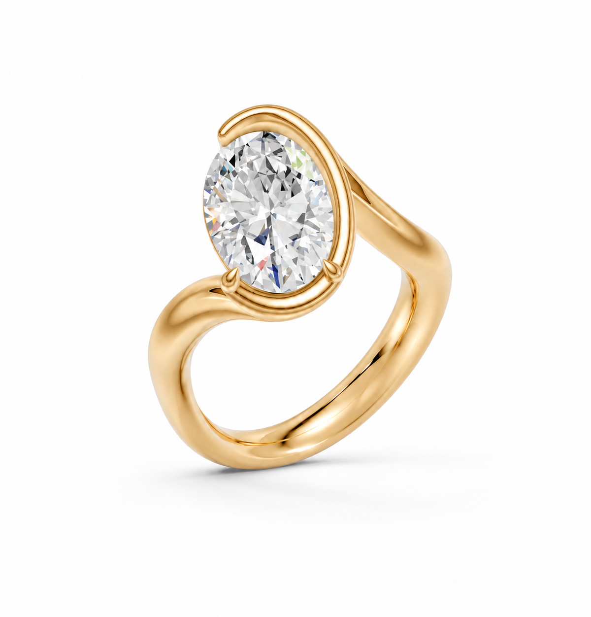 Oval Bezel Ring