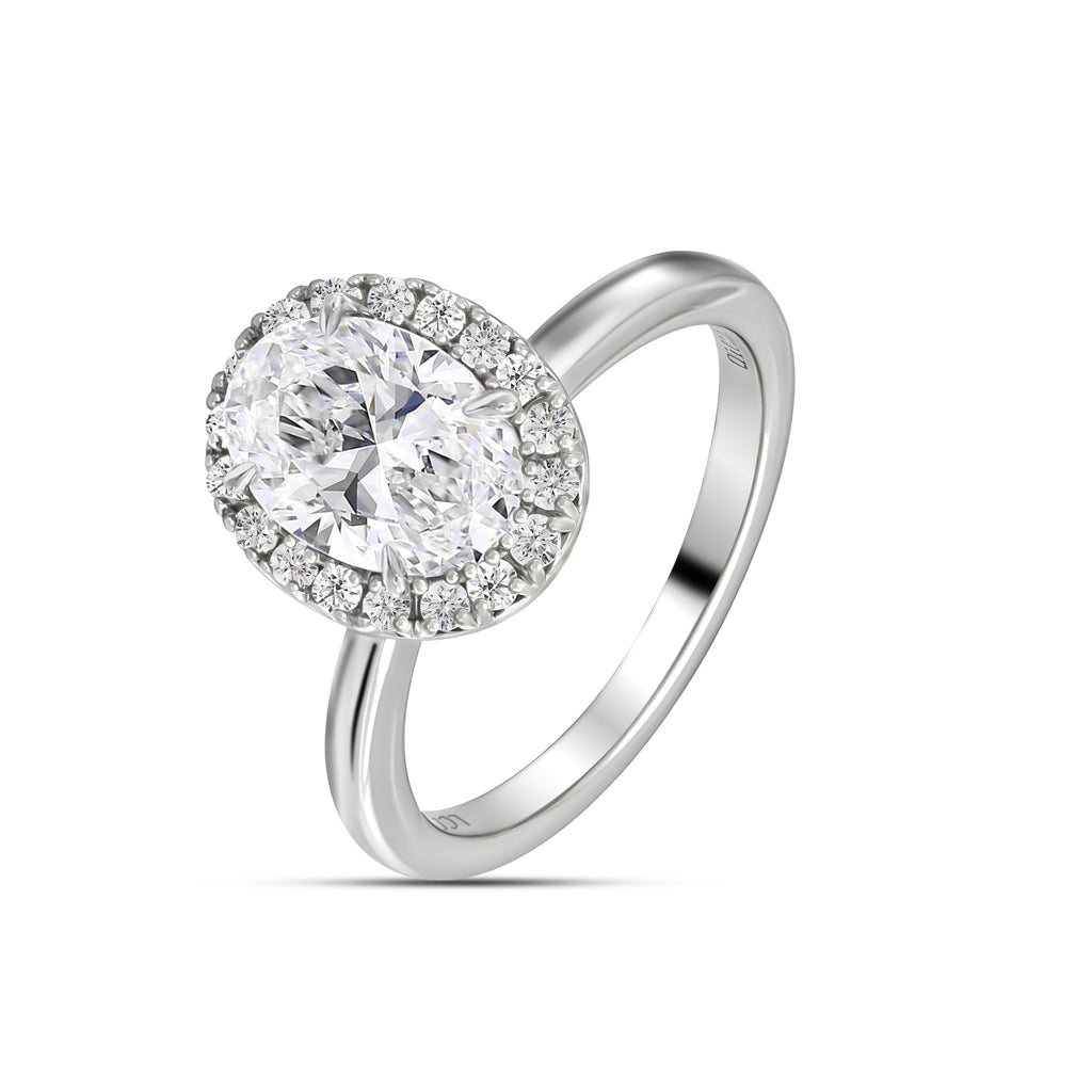 Oval Halo Ring