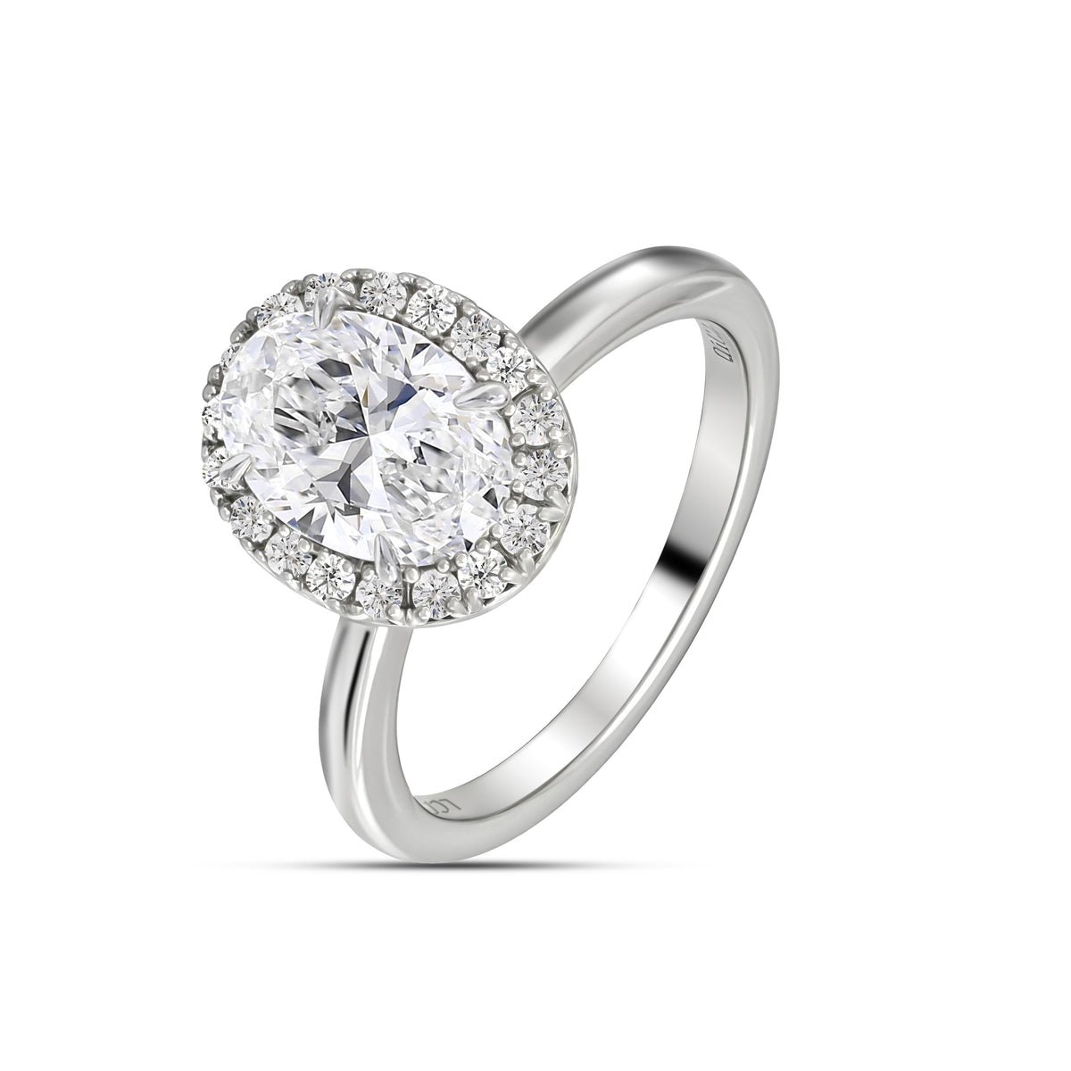 Oval Halo Ring