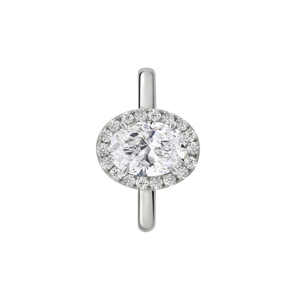Oval Halo Ring