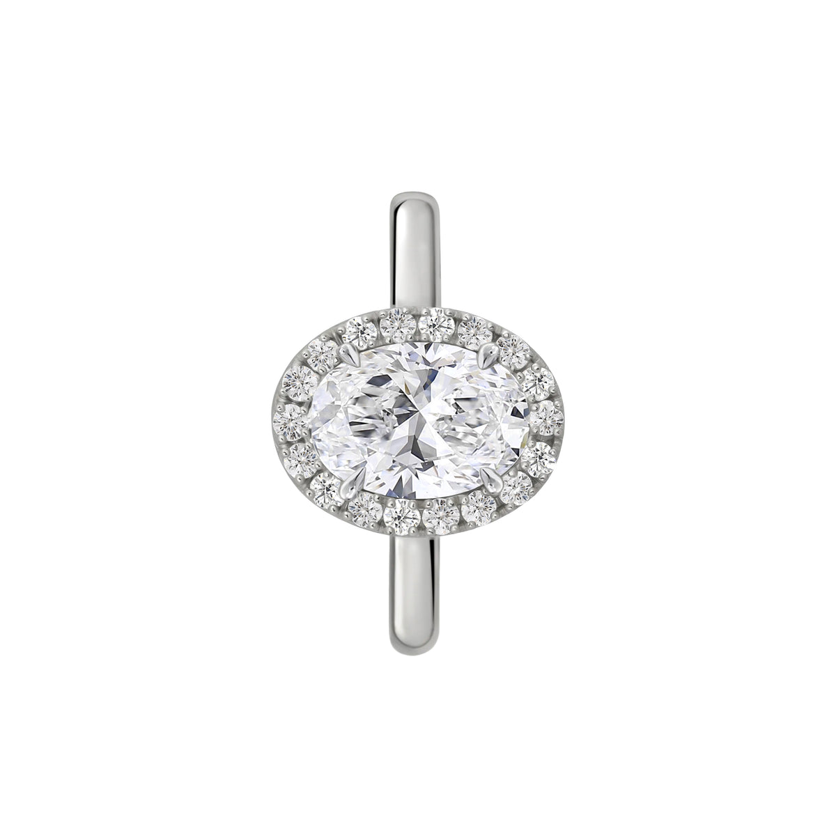 Oval Halo Ring