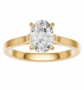 Oval Solitaire Ring