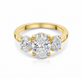 Oval Trilogy Ring