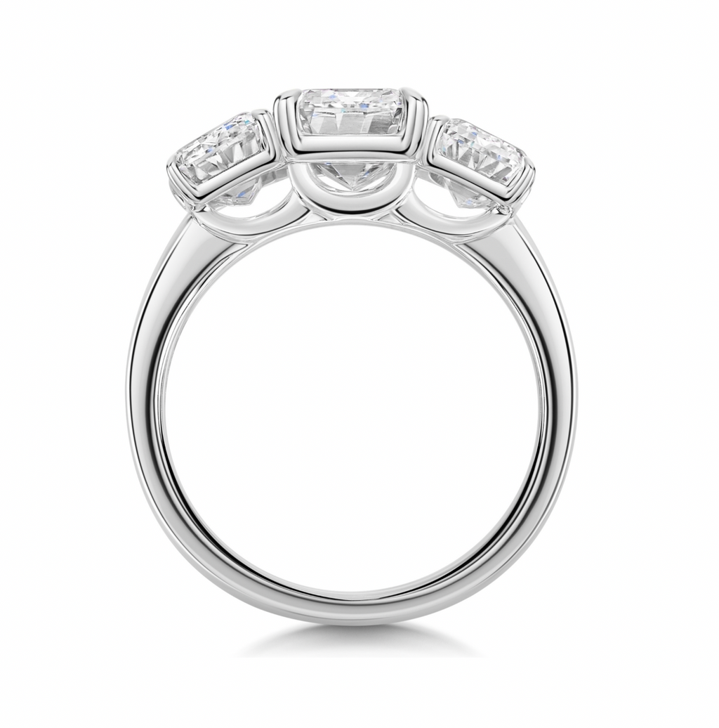 Oval Trilogy Ring