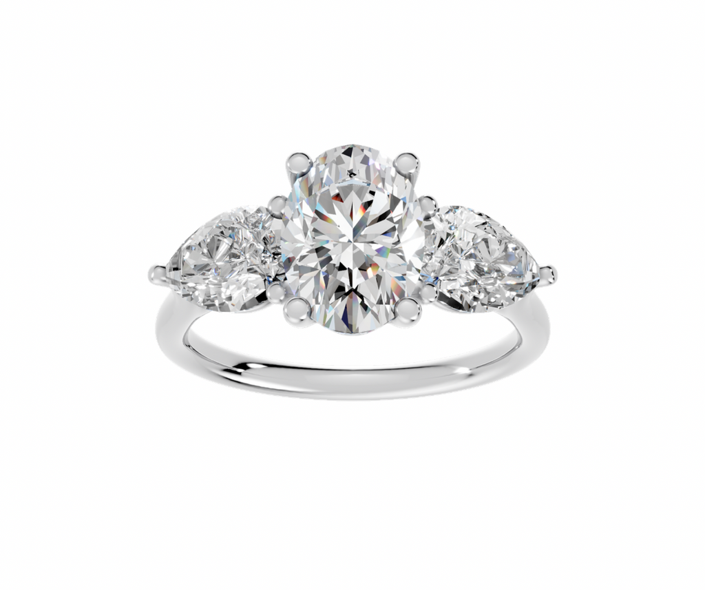 Oval Trilogy Ring