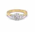 Oval Trilogy Ring