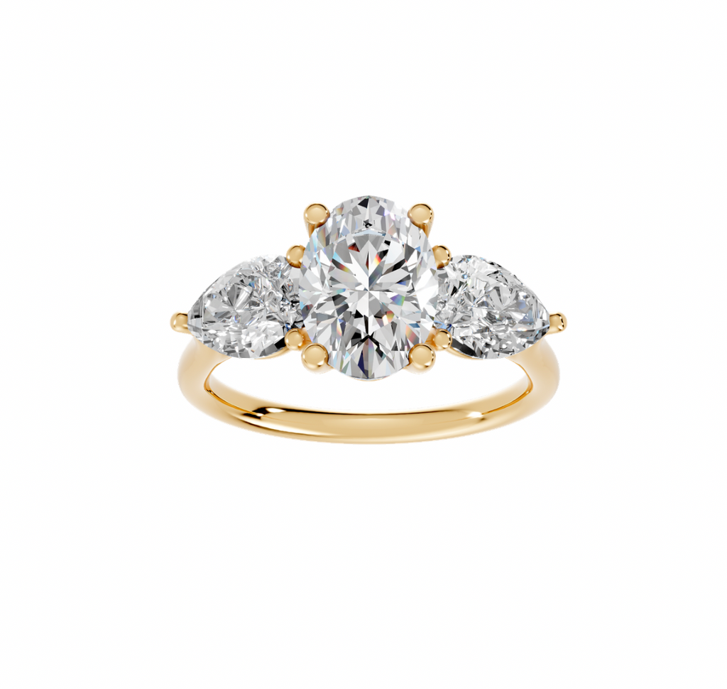 Oval Trilogy Ring