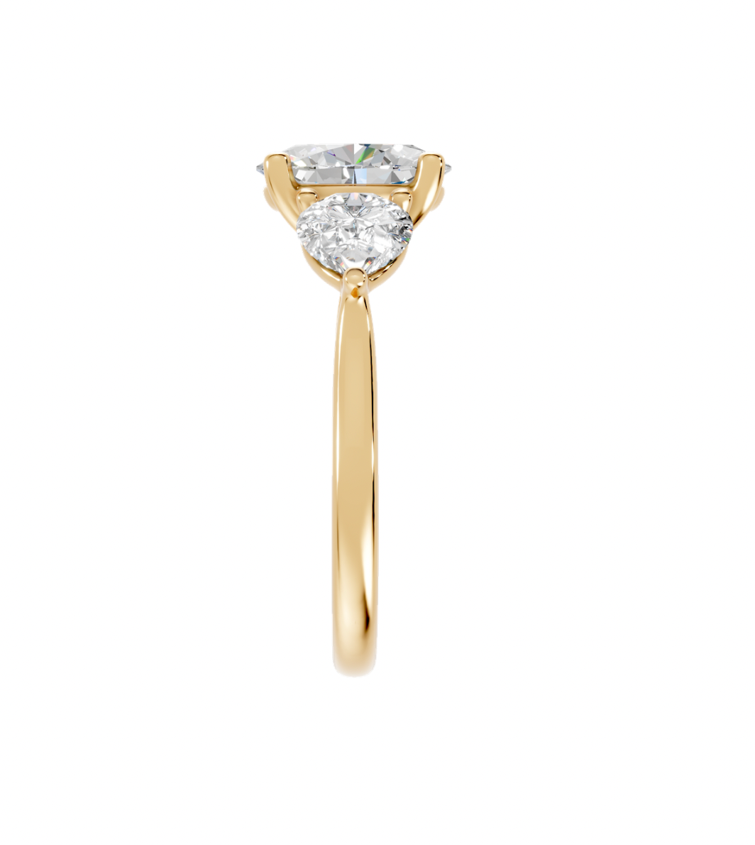 Oval Trilogy Ring