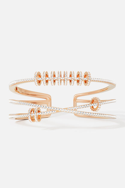 Triple cuff with sliding rings