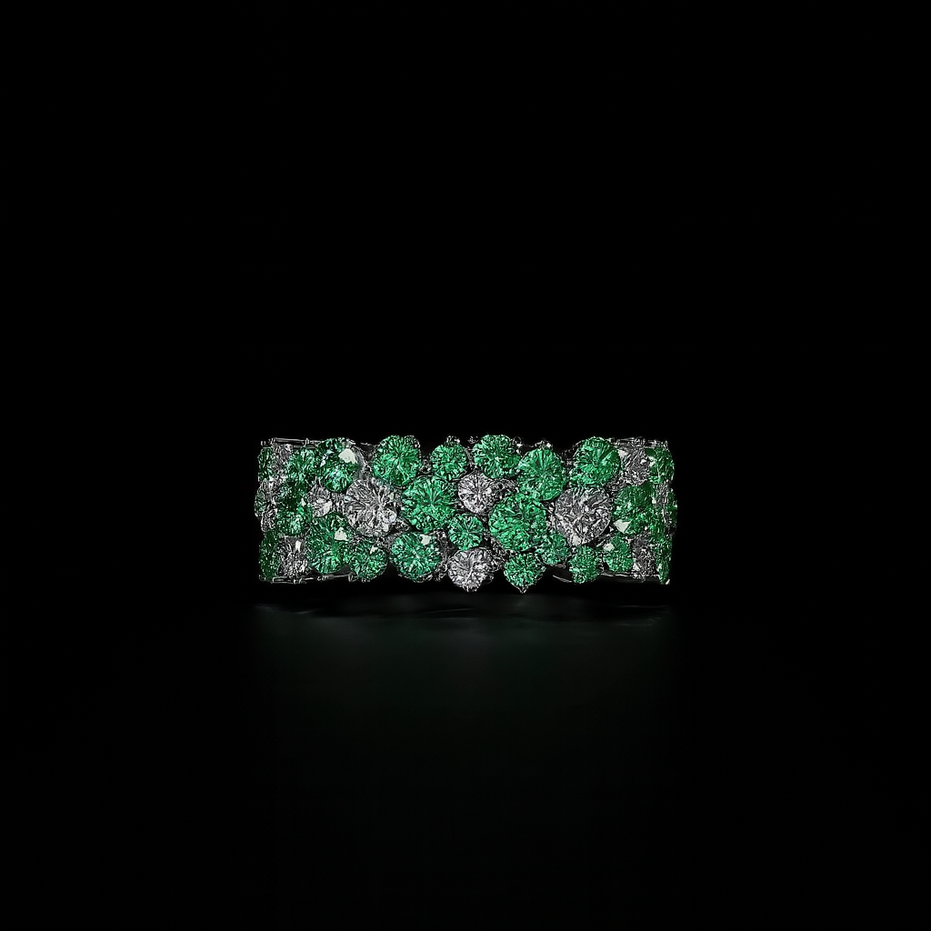 Pastel Green Drop Ring