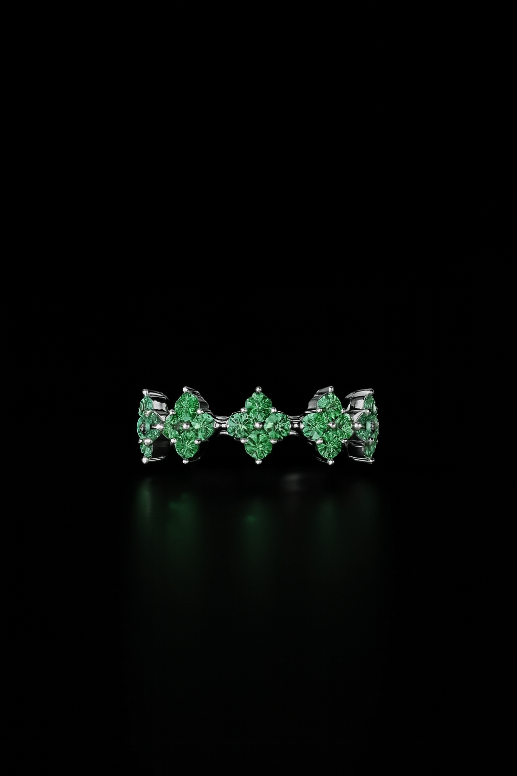 Pastel Green Spark Ring