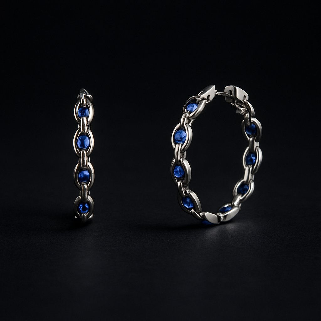 Pavé Chain Earrings