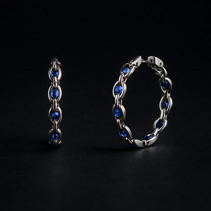 Pavé Chain Earrings