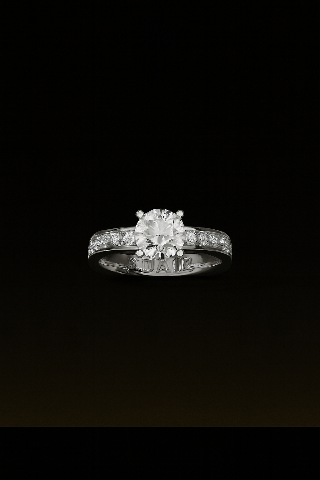 Pavé Ring with Round Zirconia