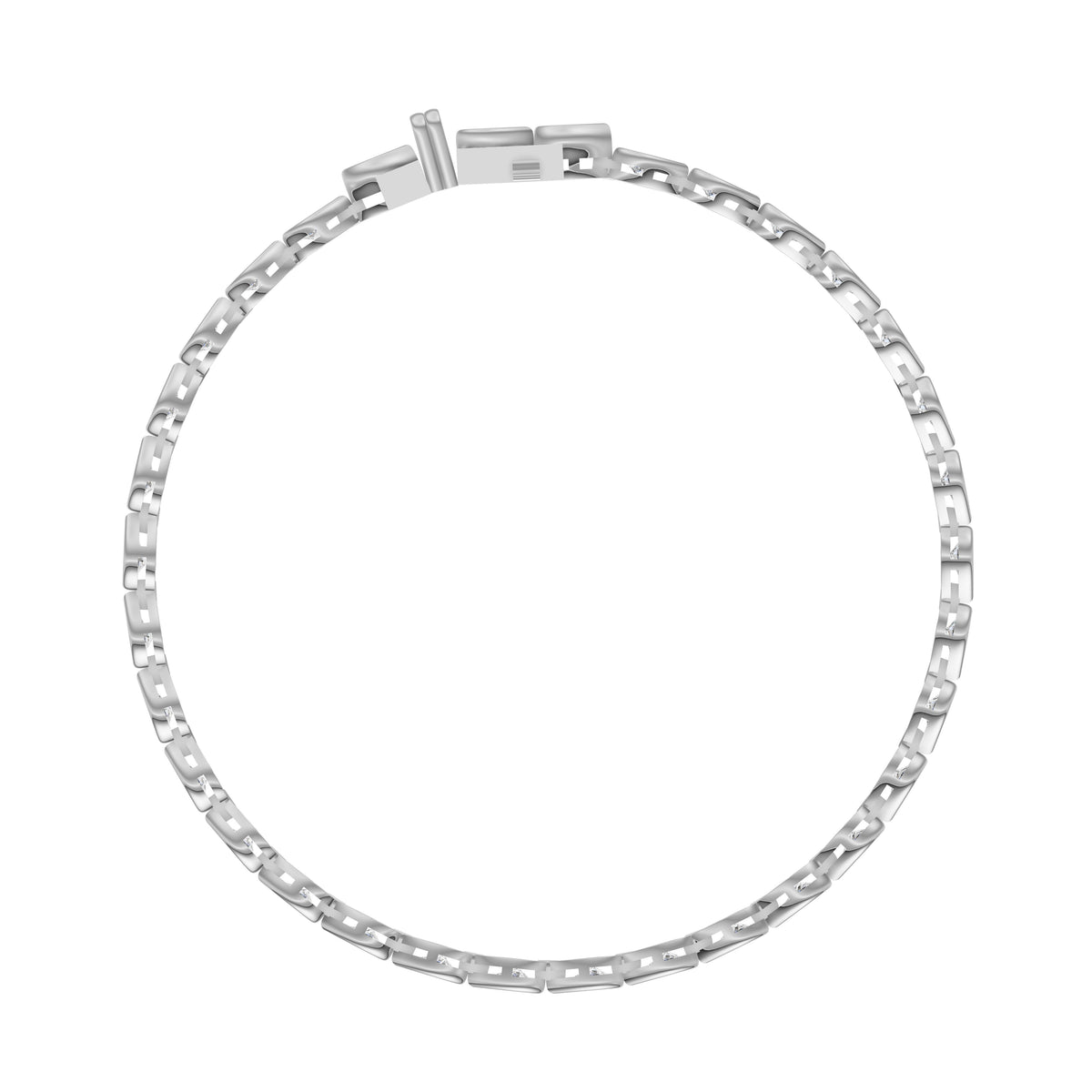 Pear Bezel Diamond Tennis Bracelet