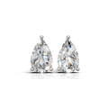 Pear Diamond Stud Earrings