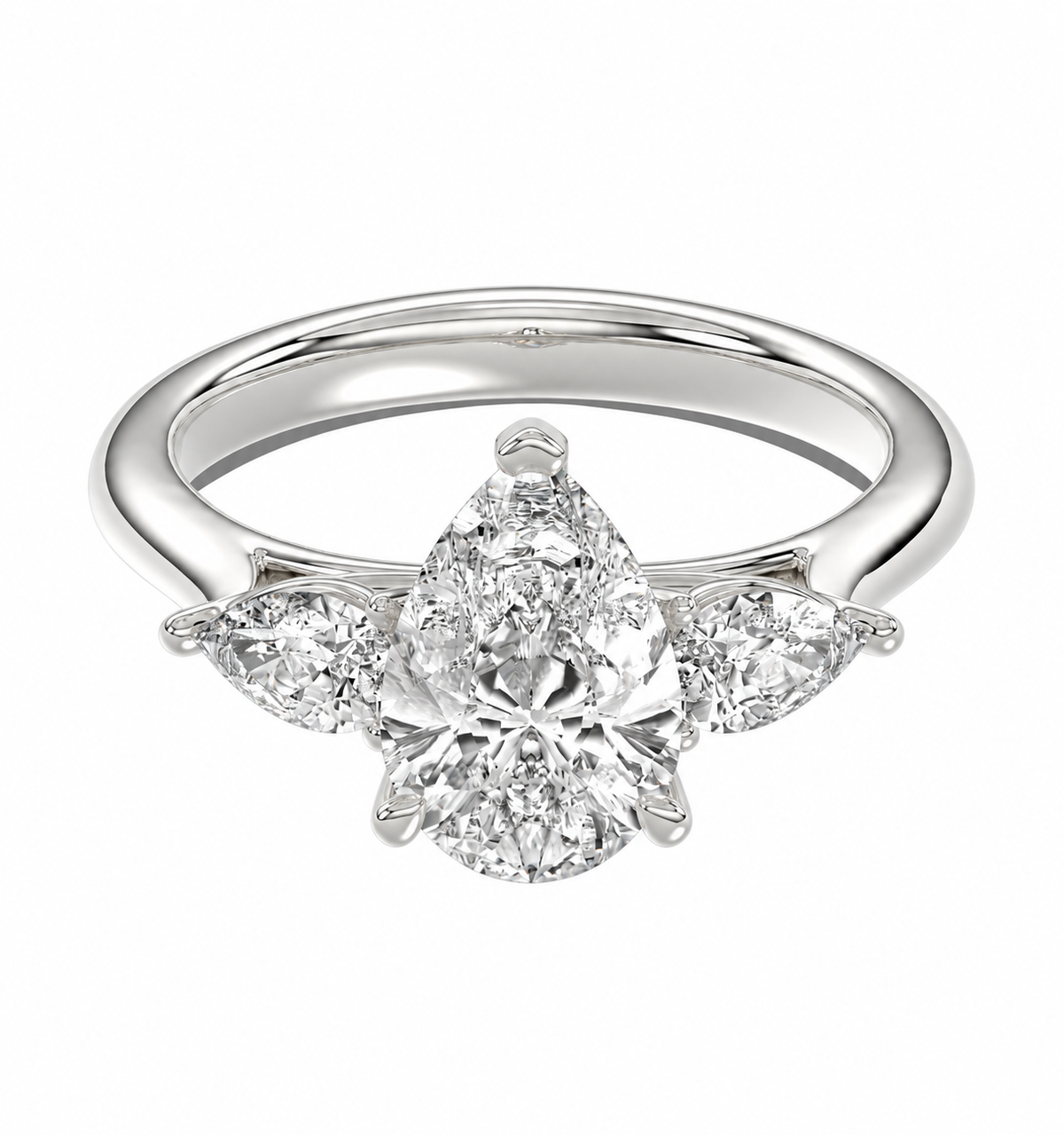 Pear Trilogy Ring