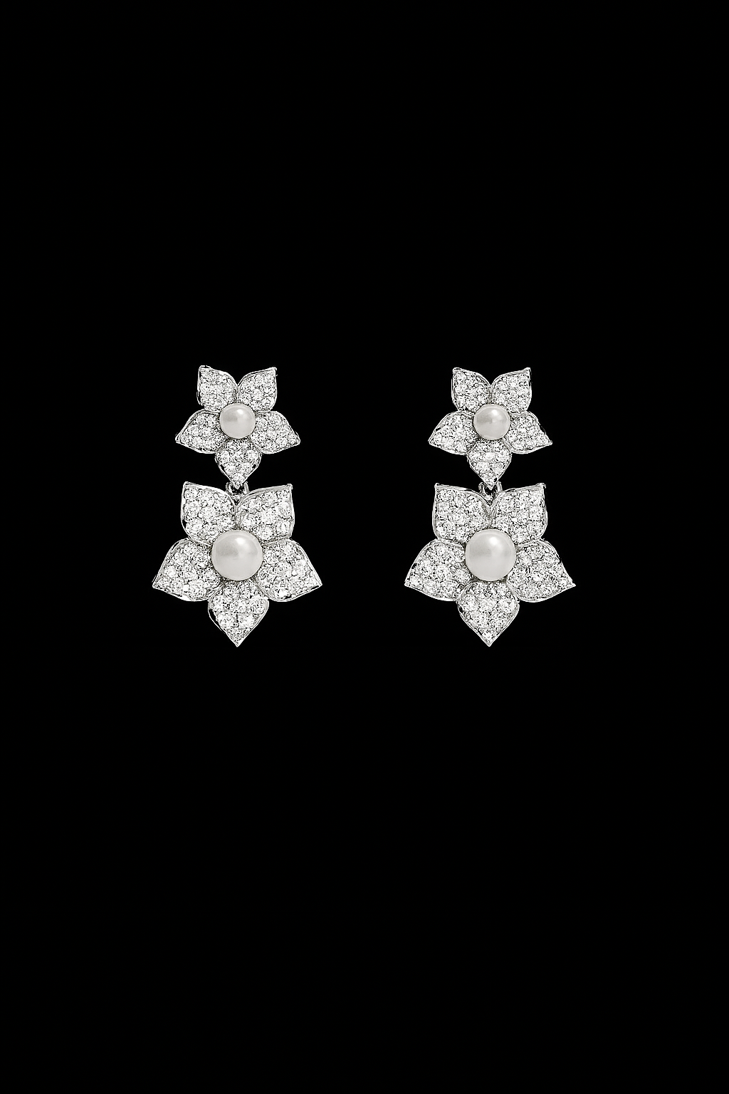 Pearl Blossom Earrings