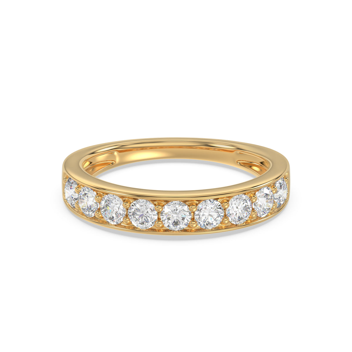 Round 50% Eternity Ring
