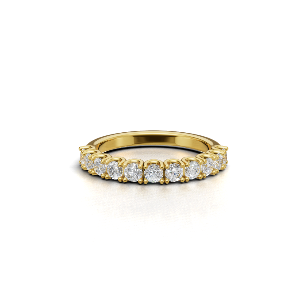 Round 50% Eternity Ring