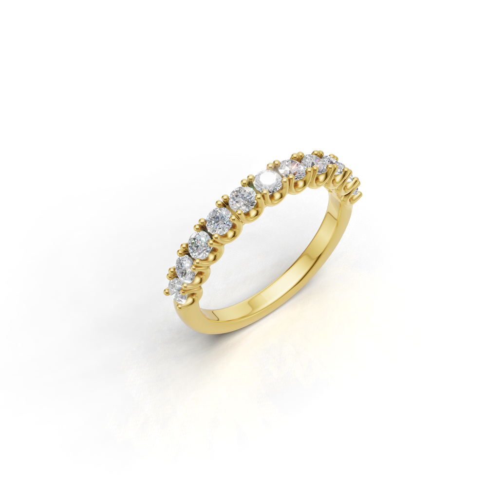 Round 50% Eternity Ring