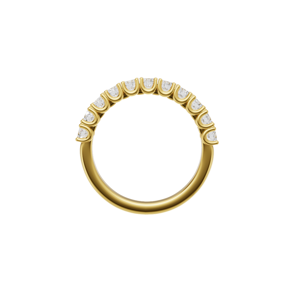 Round 50% Eternity Ring