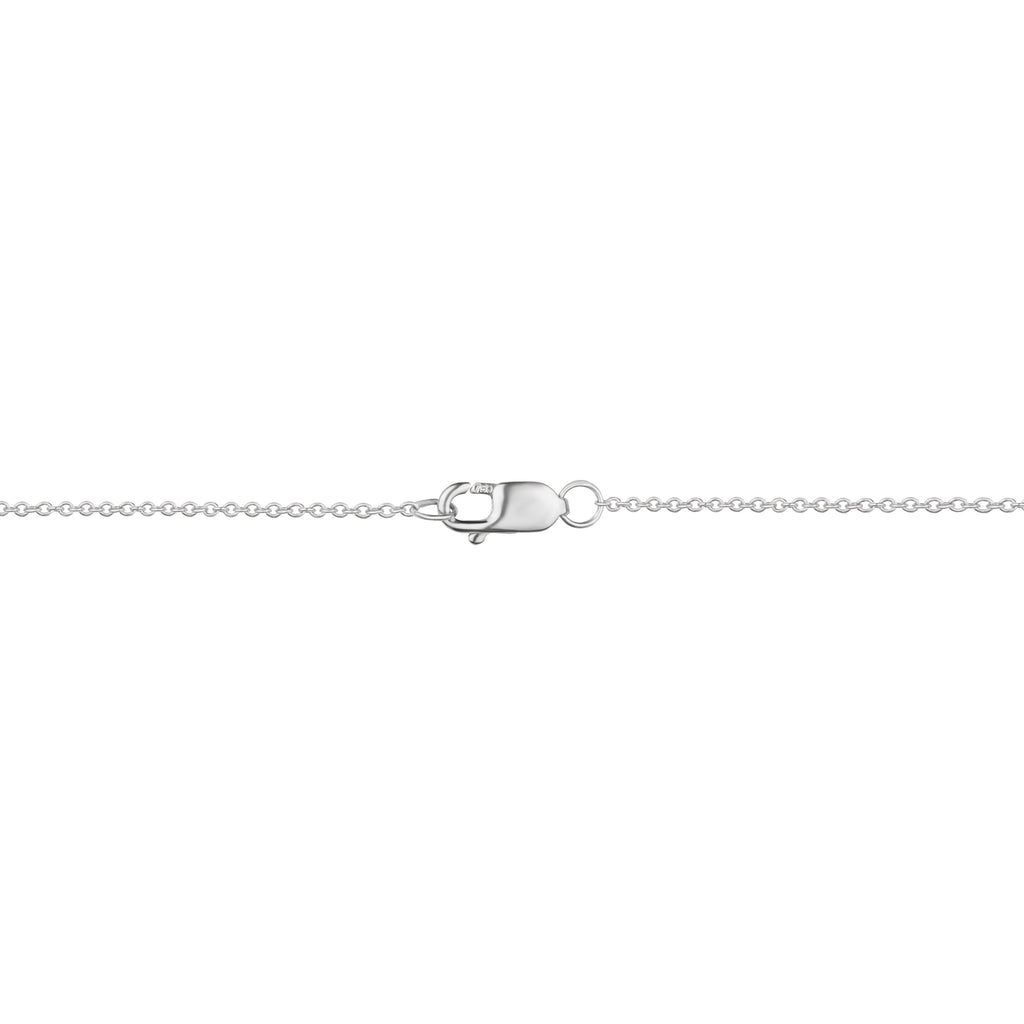 Round Bezel Diamond Necklace