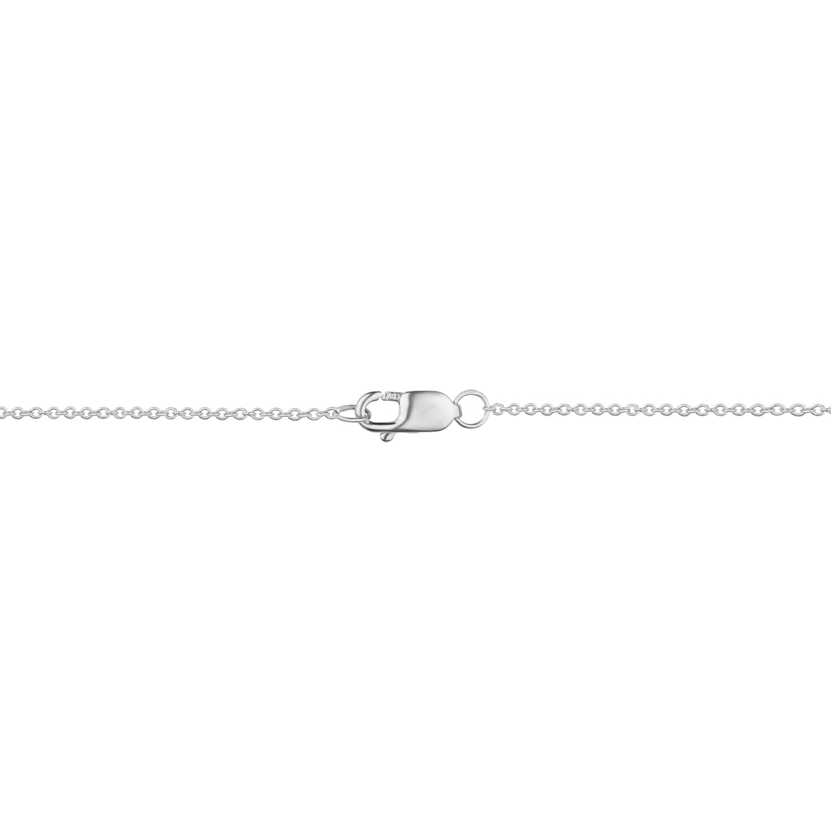 Round Bezel Diamond Necklace