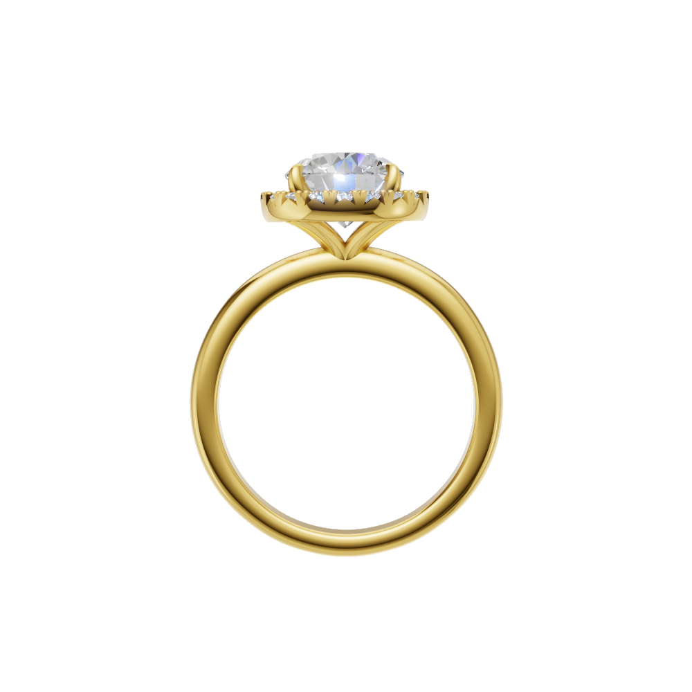 Round Halo Ring