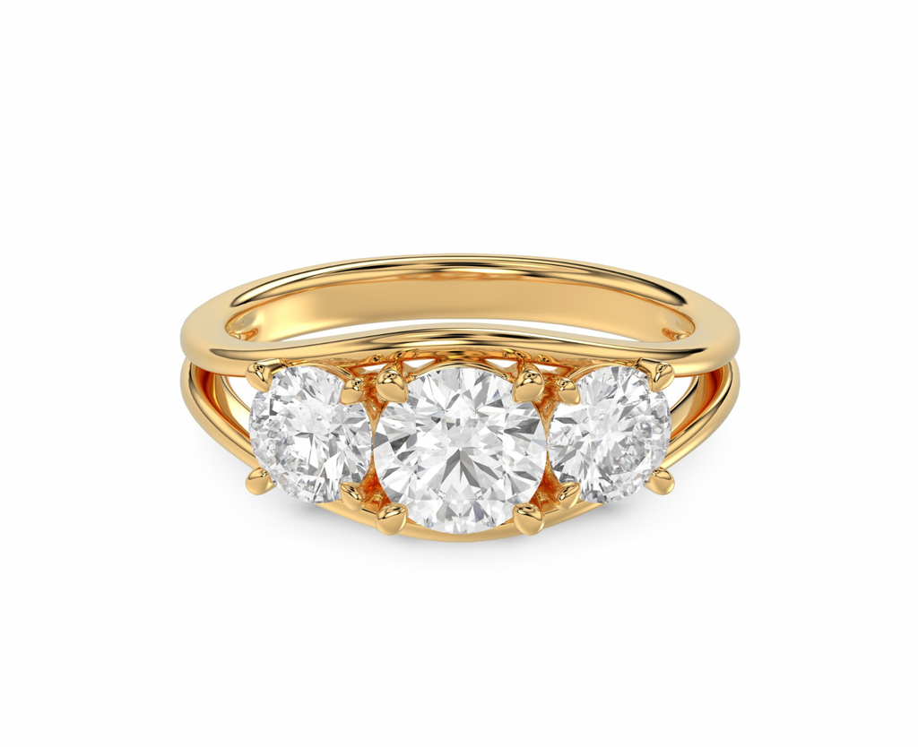 Round Trilogy Ring