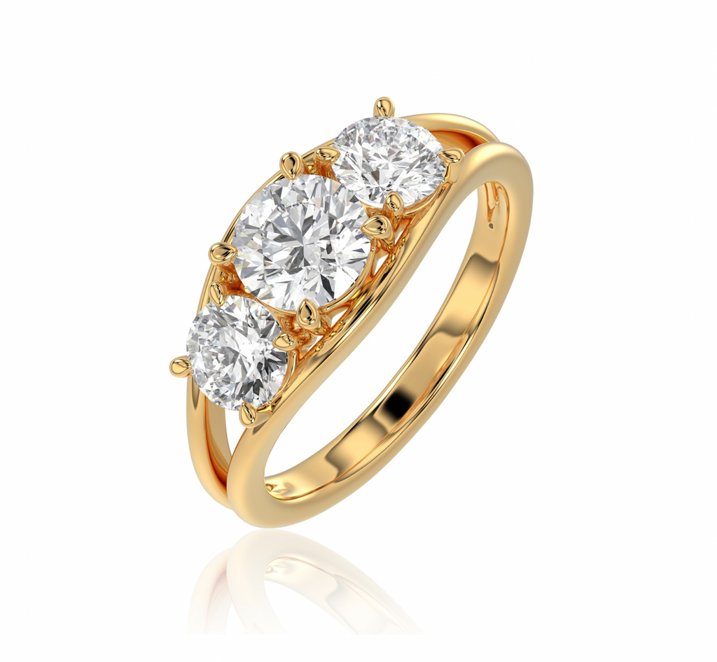 Round Trilogy Ring