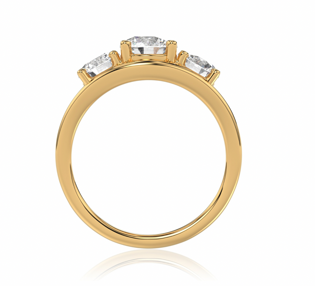 Round Trilogy Ring