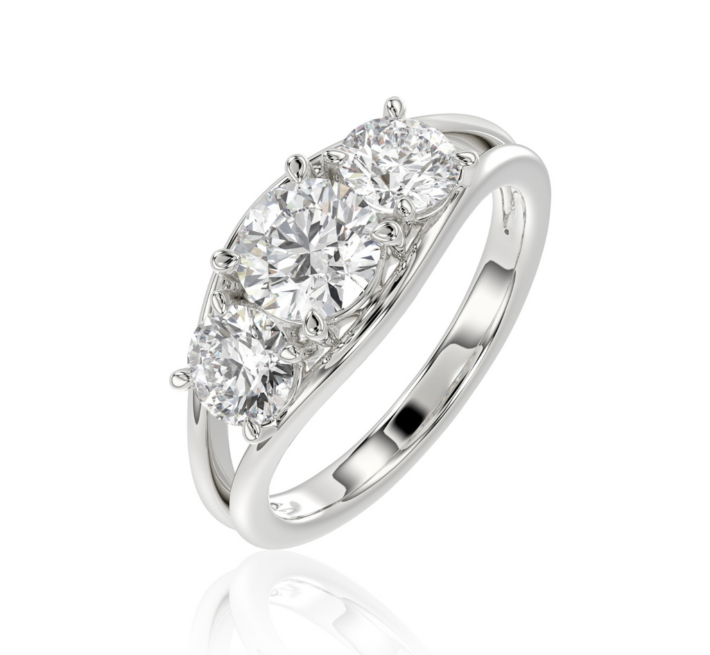 Round Trilogy Ring