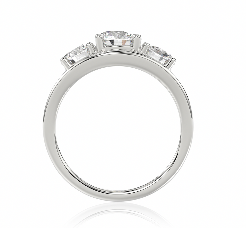 Round Trilogy Ring