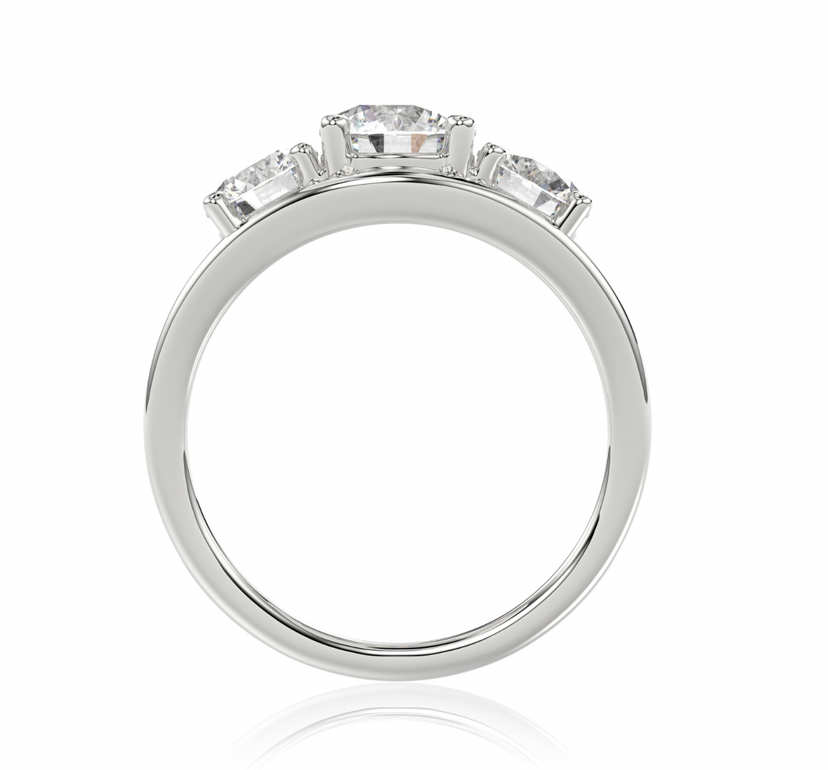 Round Trilogy Ring