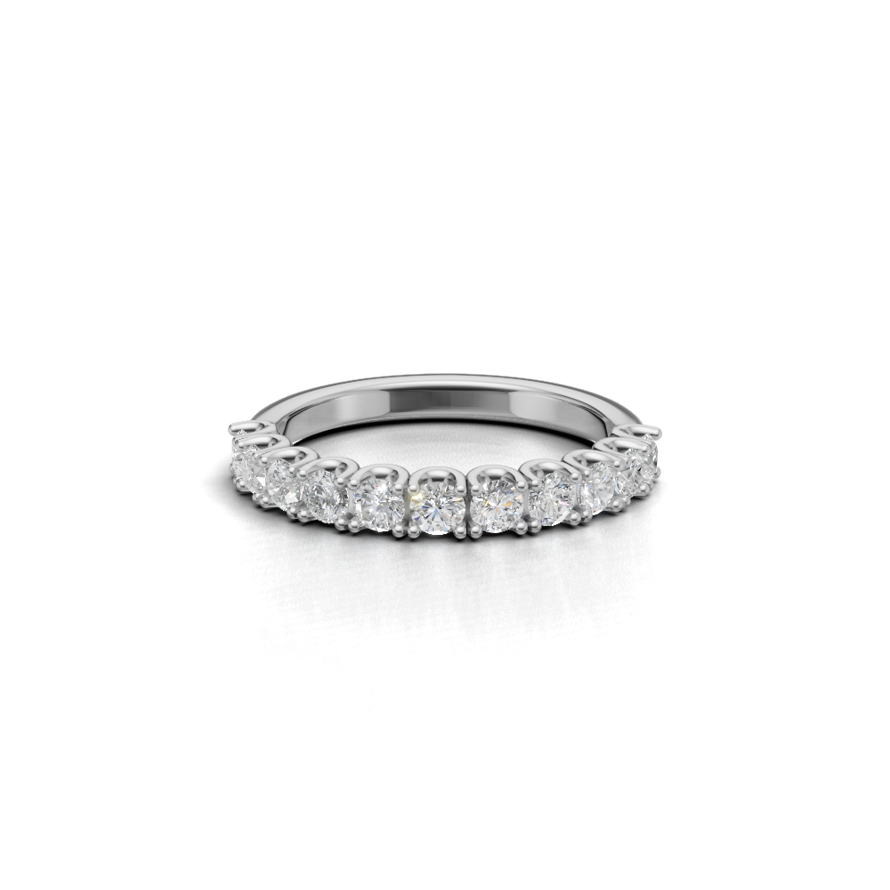 Round 50% Eternity Ring
