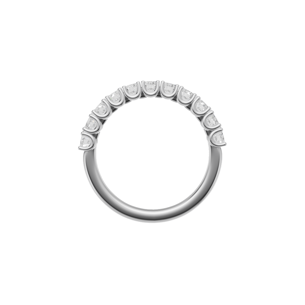 Round 50% Eternity Ring