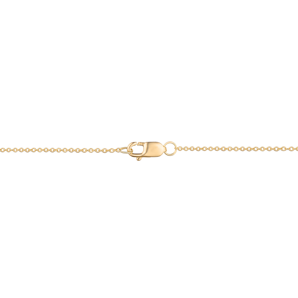 Round Bezel Diamond Necklace